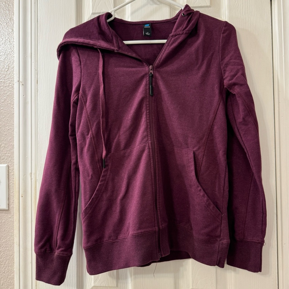 Etonic Burgundy, hoodie, full zipped, XS